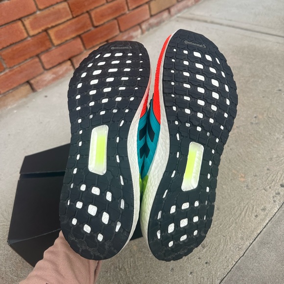 Adidas Ultra Boost 20 Primeblue in What the Solar Red - Picture 7 of 9